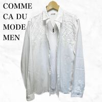 COMME CA DU MODE 長袖シャツ　カッターシャツ　ホワイト系