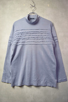 Yohji Yamamoto ヨウジヤマモト y's ワイズ カットオフ デザイン モックネック 長袖Tシャツ ニット 28238 - 805 91