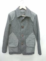 ◇ SILAS サイラス ウール混 ステンカラー 長袖 コート サイズ1 グレー メンズ P