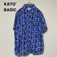 xx68 KATO' BASICカトーベーシック/半袖シャツ/総柄/トップス春夏