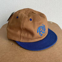 RIVENDELL BICYCLE WORKS ショートブリムハット brown/blue