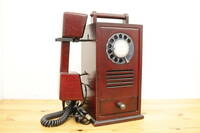 【現状品】NTT 日本電信電話株式会社 ウッドホン 木製 木製電話機 7J505