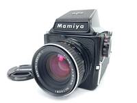 良品 動作確認済 マミヤ Mamiya M645 アイレベルファインダー ＋ Sekor C 80mm F2.8 レンズ　シャッター　変速　絞り羽根動作確認済