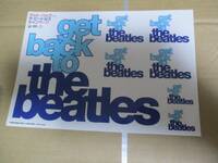 宣伝用ステッカー　非売品　ビートルズ「ゲット・バック・トゥ・ザ・ビートルズ・キャンペーン」get back to the Beatles
