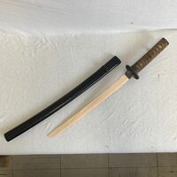 日本刀拵　脇差　江戸時代　蔵出し品　現状品　鍔透彫　　　　　全長約70cm 