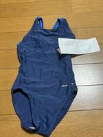 (KM-47) 女児 紺色 競泳水着 110センチ