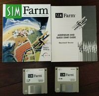 シムファーム Simfarm Simcity's Country Cousin シムシティ 番外編 Macintosh フロッピーディスク FD2枚組 パソコン pcゲーム 農業体験