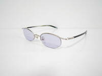 下◆ビンテージ　レトロ　国産　日本製　renoma　20-1006　COL-４B　オーバル型　シルバー系　サングラス　眼鏡　程度良品