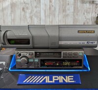 アルパイン 高級機 TDA-7558J CHA-S604 CD カセット テープ ドルビー B C NR 旧車 昭和 平成 ALPINE