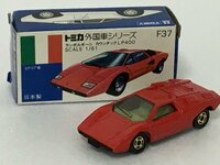 【貴重　青箱トミカ】F37 ランボルギーニ　カウンタック　LP400 レッド　日本製