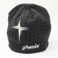 Phenix フェニックス ニット帽 PS478HW31 ブラック系 千鳥柄