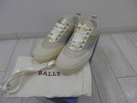 BALLY バリー スニーカー 24.0cm 相当 SHENNON-T レディース ローカット グリッター ラメ リボン メタルロゴ 靴【B432】