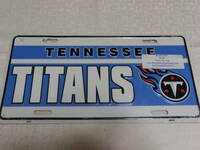 テネシー タイタンズ Tennessee Titans ナンバープレート　看板　