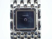 Cartier カルティエ 腕時計 パンテール リュバン 2420 ブルー系 シェル文字盤 レディース クォ―ツ 電池交換済み 稼動品