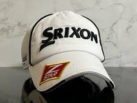【未使用品】349KD 上品★SRIXON ZーSTAR スリクソン ゴルフ キャップ 上品で高級感のあるホワイトにシリーズロゴ♪《FREEサイズ》松山英樹