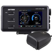 デイトナ MOTO GPS LASER レーダー探知機 レーザー式オービス対応 防水 Bluetooth 25674