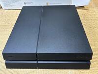 【動作品】SONY PS4 CUH-1200A 500GB ジェット・ブラック 説明書・付属品有り【ソフト５本付き】