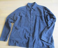 ■A.P.C. / アーペーセー 起毛地コットン100% 長袖 シャツ 黒 サイズ L