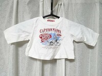 新品 キャプテンサンタ CAPTAIN SANTA 20th Anniversary Tシャツ 子供用 ベビー用 サーフィン オールドサーファースタイル
