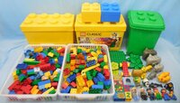 ホビー LEGO レゴ デュプロ レゴコンテナ まとめてセット ジャンク ※未検品 フィグ 動物 レゴクラシック