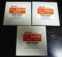 ◆AKAI Professional SOUND LIBRARY SL523 / SL524 / SL525　（CHOIR　クワイア系）3点セット