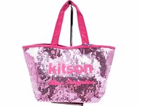 新品 kitson キットソン スパンコール トート バッグ ピンク ■■ ☆ edb8 レディース