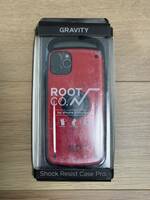 【ROOT CO.】 [iPhone11ProMAX専用] 耐衝撃 Gravity Shock Resist Case Pr