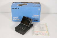 未検品★SONY Video8 GV-500 ビデオテレビレコーダー 箱付き 91年製 ソニー 激レア S255
