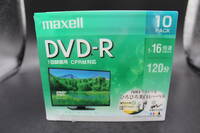 DVD-R　録画用　120分(標準)　4.7GB　10枚パック　maxell　LY-i1.240301
