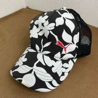 【¥1,000スタート】puma GOLF キャップ プーマ ゴルフキャップ 帽子 ワンサイズ メッシュキャップ リゾート 