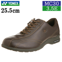 MC30 DBR 25.5cm ヨネックス メンズ ウォーキングシューズ 靴 3.5E SHWMC30 SHWMC-30 YONEX パワークッション 紳士 軽量