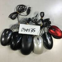 【送料無料】(040135C) USBマウス メーカー各社社製 6個セット 中古動作品
