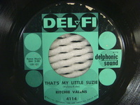 ◆Rockabilly◆RICHIE VALENS リッチー・ヴァレンス／ That's My Little Suzie (Del-Fi)▼全米1958年55位　※3枚目のヒット・シングル