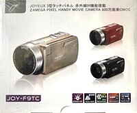 JOYEUX3型タッチパネル赤外線ＩＲ機能搭載 24MEGA PIXEL HANDY MOVIE CAMERA 800万画素CMOS