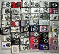 デジタルカメラ 47台 まとめ売り デジカメ コンデジ 現状未確認中古品 SONY Panasonic OLYMPUS Nikon Kodak Canon 他
