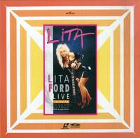 B00182407/LD/リタ・フォード (LITA FORD・ランナウェイズ)「Lita Live 1989 ライブ&ビデオ・ヒット (1990年・BVLP-2・ハードロック・ロ