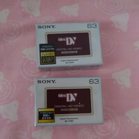 【SONY】MiniDVテープ DVM63HD （63分 ）2 巻