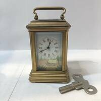 【希少・当時物】1800年後期 キャリッジクロック Carriage Clock 枕時計 アンティーク 置き時計 フランス製 Hands ハンズ ビンテージ