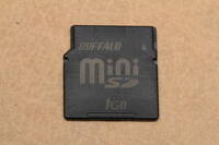 1GB miniSDカード　BUFFALO