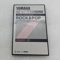 YAMAHA ヤマハ SY/TG55 VOICE DATA CARD ROCK＆POP D5551-01 データカード