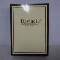 未使用　Davinci　ダヴィンチ　DP381C　スーパーロイスレザー　牛革　ポケットサイズ　システム手帳
