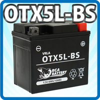 【送料無料】激安バッテリーOTX5L-BS (YTX5L-BS 互換) 充電・液注入済み(CTX5L-BS FTX5L-BS GTX5L-BS KTX5L-BS STX5L-BS) 1年保証
