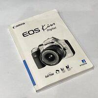 【送料込 希少 即決 オリジナル】Canon EOS Kiss Digital （初代）説明書 / キャノン