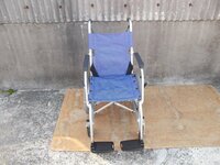 TS-24-0410-01　【カワムラサイクル】介助用 軽量車椅子 ふわりす KF16-40SB(側面カバ-、レッグサポートなし）