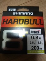 シマノ SHIMANO ハードブル 8＋ ピットブル フレッシュグリーン PE 0.8号