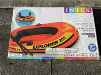 ★☆INTEX エアボート　エクスプローラー200 ボートセット　2人乗り ボート　海　川　プール　送料無料