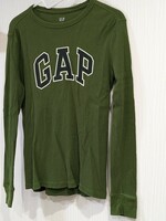GAP　長袖Ｔシャツ　濃いグリーン　S(USサイズ)