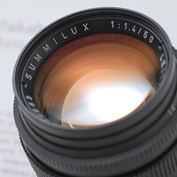 【新品同様】Leica SUMMILUX 50mm F1.4 ブラック 2nd 第2世代 Mマウント ライカ 標準 単焦点レンズ ズミルックス　大口径レンズ　フィルム