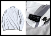 定価2.2万 ハイドロゲン HYDROGEN 着回ししやすい ブランドロゴ モックネック ロングスリーブTシャツ タートルネック ロンT 長袖 リブ袖