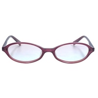 agnes b. アニエスベー 49□17 135 眼鏡 メガネ アイウェア 小物 アクセサリー ロゴ プラスチック カラーレンズ パープル系 度有